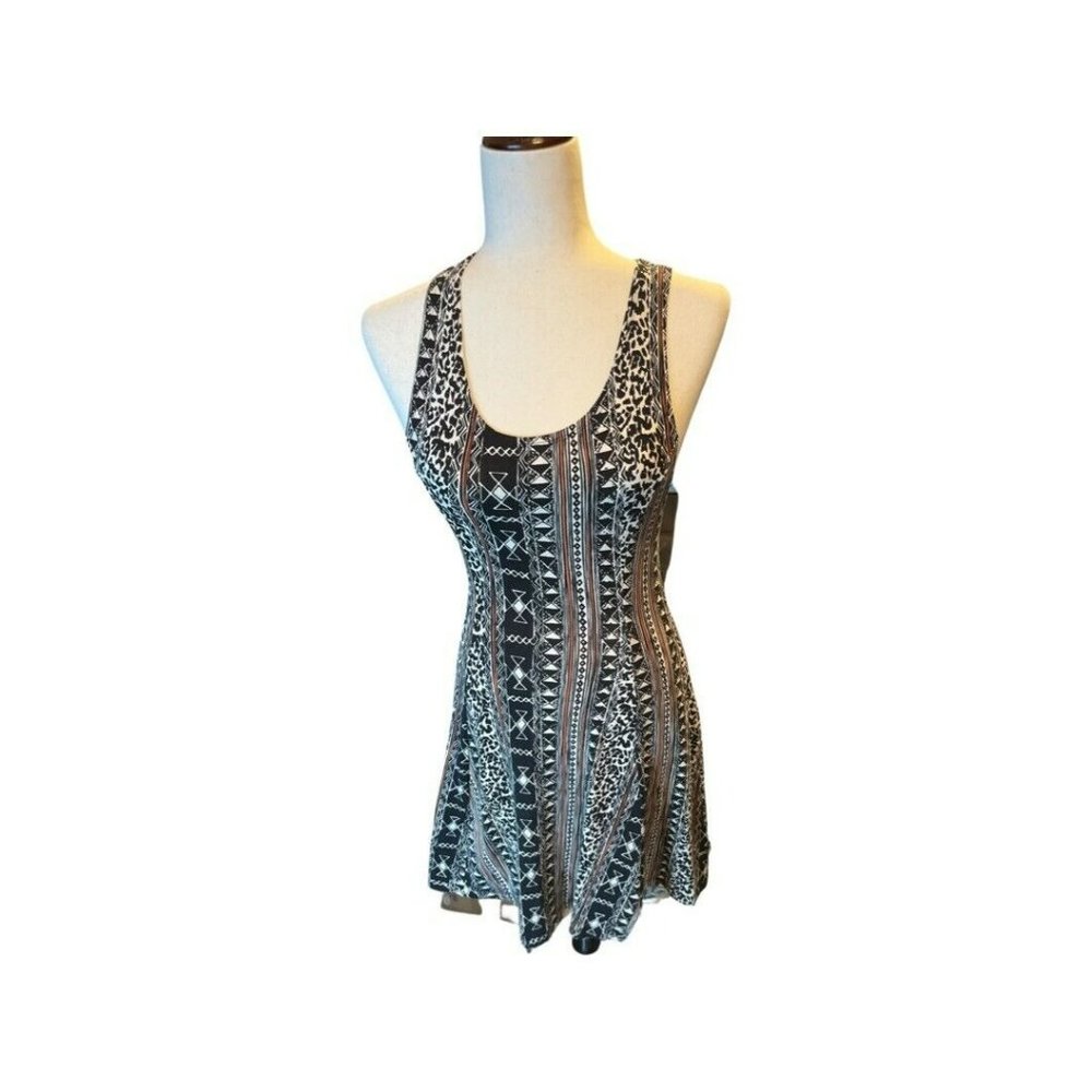 Vans Print Floral Tank Midi Dress Women's Size XS Geometric Print Boho Summer